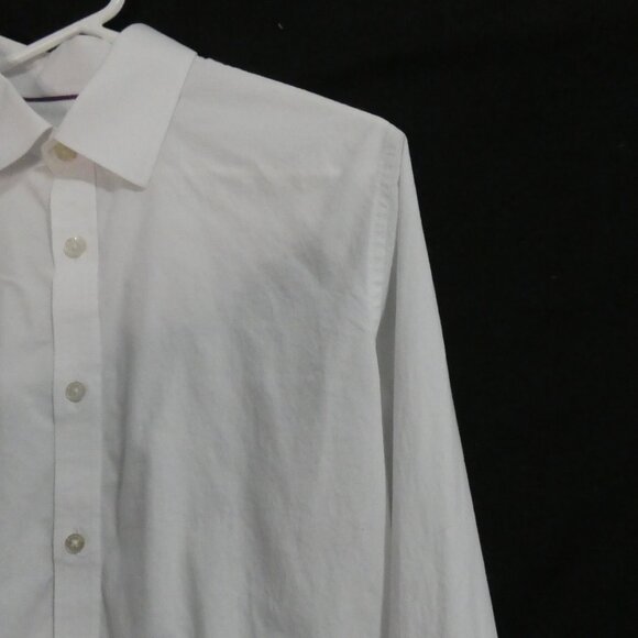 MATINIQUE | size 19/40 - medium | White Button-Up Dress Shirt | No Pockets - Picture 5 of 14